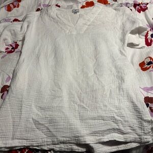 Woman’s petite plume cotton night dress